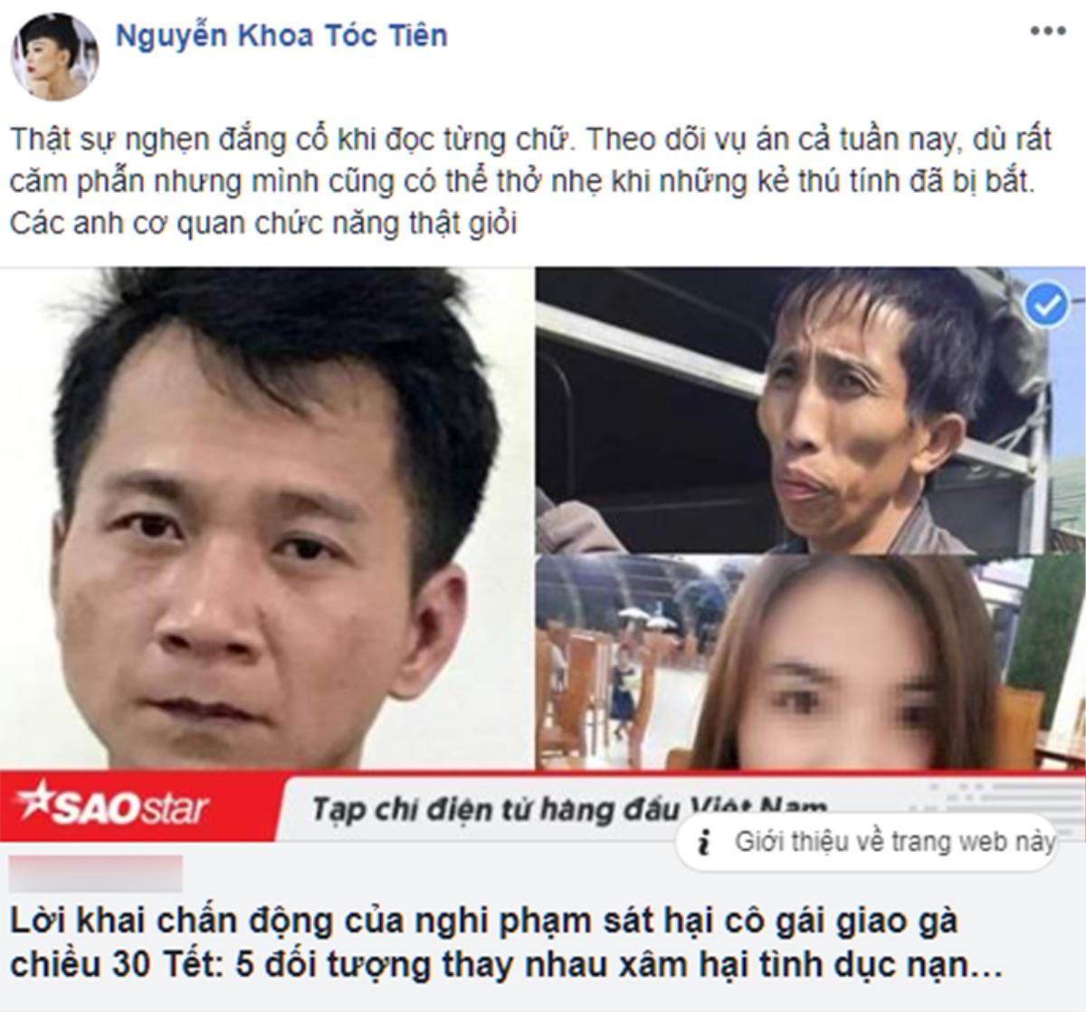 Hariwon - Tóc Tiên - H'Hen Niê cùng loạt sao Việt 'đồng tâm hợp lực' lên án hành vi cưỡng bức và giết người Ảnh 1