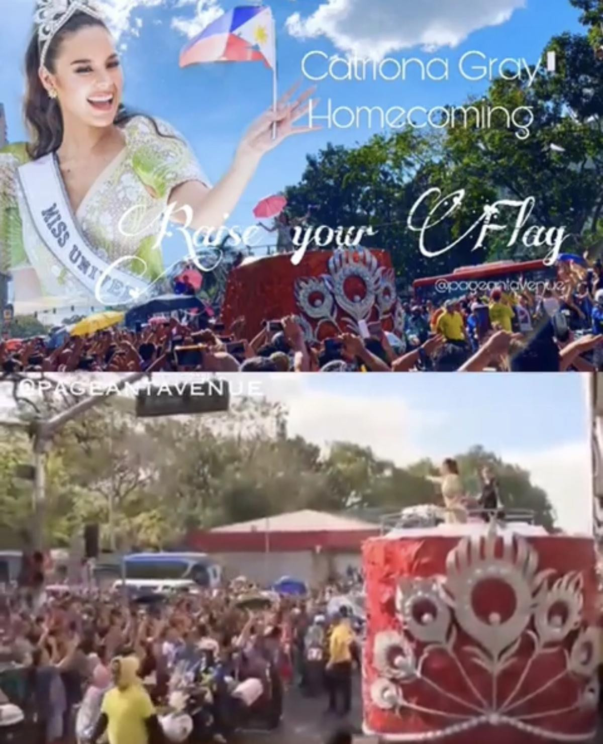 Cùng là diễu hành sau đăng quang Miss Universe nhưng Pia Wurtzbach và Catriona Gray lại khác biệt thế này! Ảnh 15