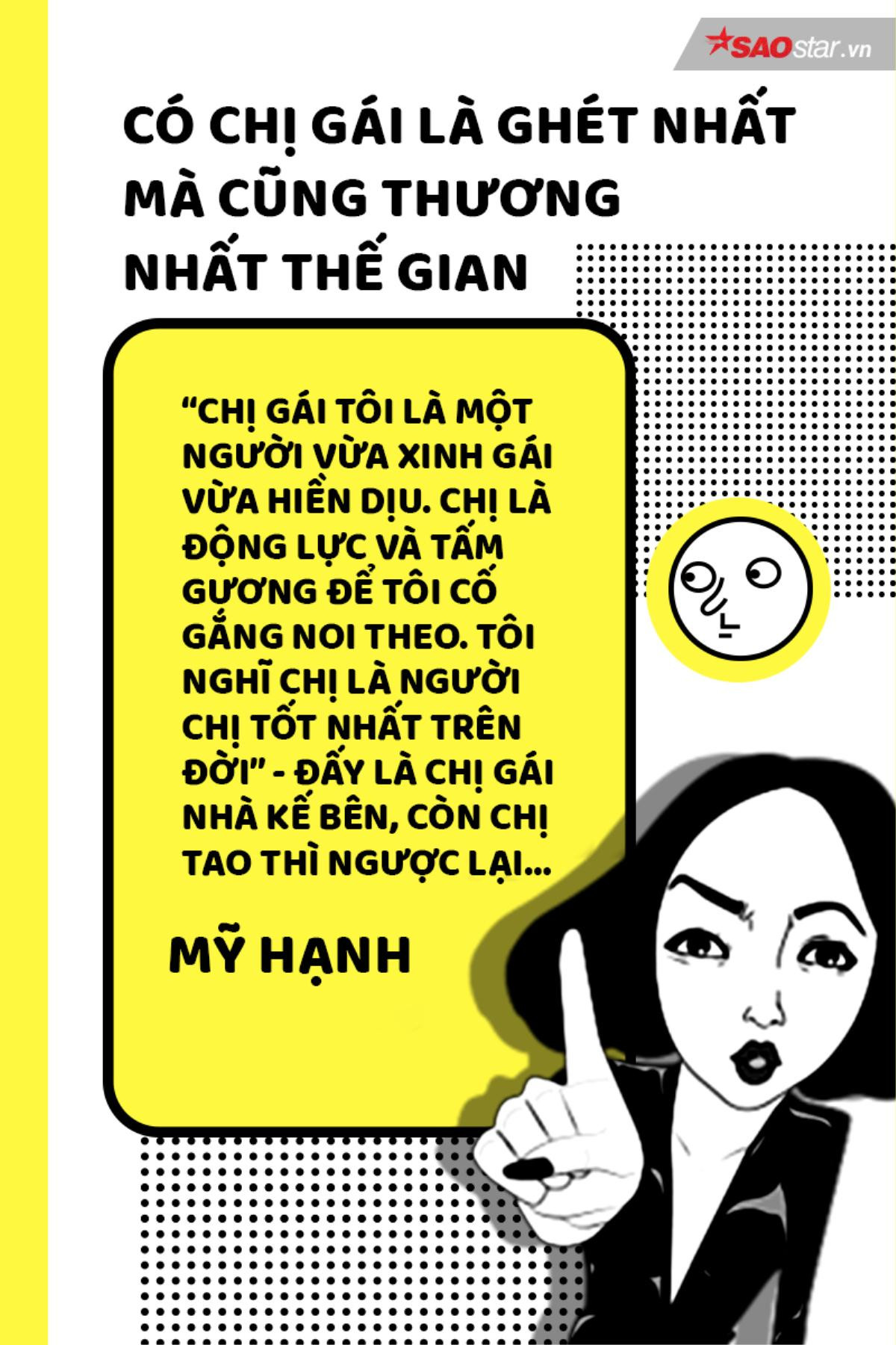 Loạt chia sẻ hài hước mang tên: 'Có chị gái là ghét nhất mà cũng thương nhất thế gian' Ảnh 6