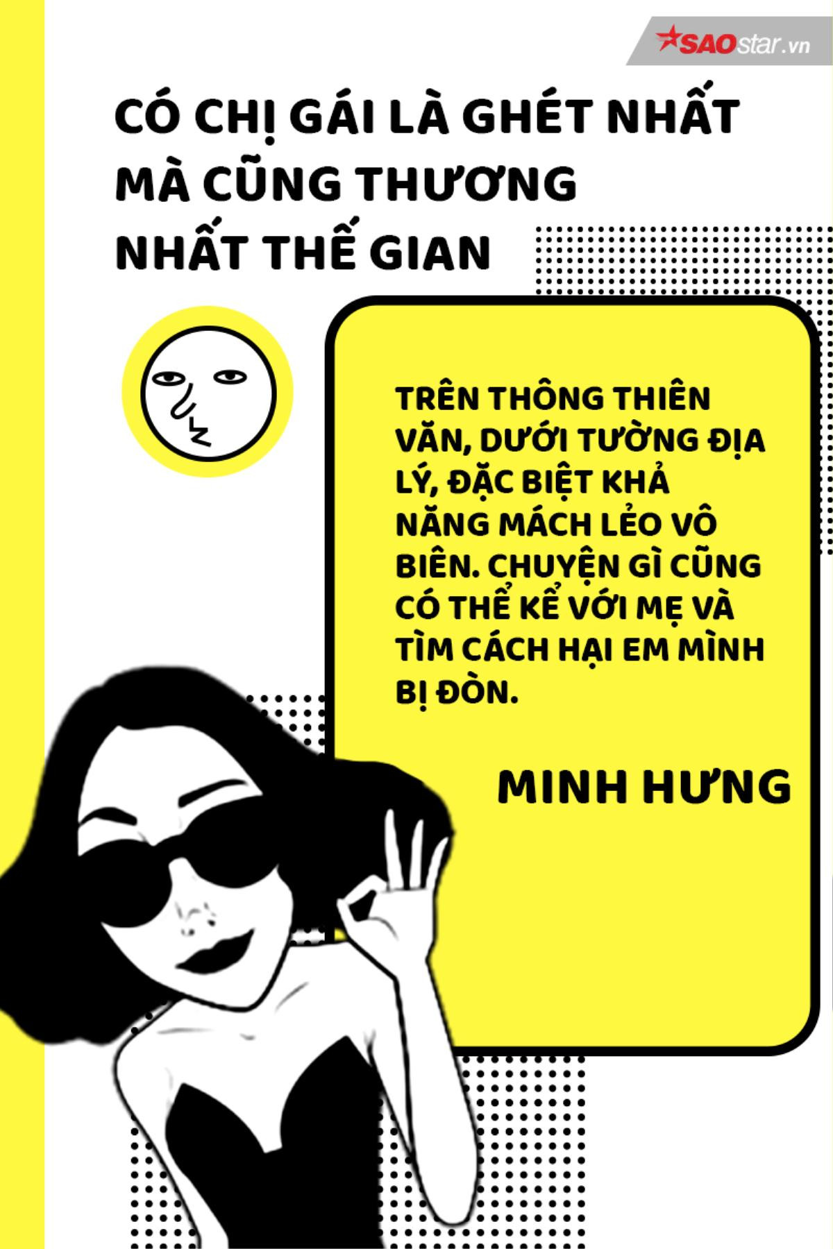 Loạt chia sẻ hài hước mang tên: 'Có chị gái là ghét nhất mà cũng thương nhất thế gian' Ảnh 8