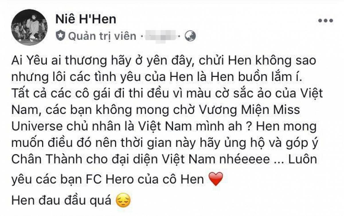 Một bộ phận fan H'Hen Niê 'ném đá' Hoàng Thuỳ, Top 5 Miss Universe 2018 'đau đầu' và lên tiếng giảng hoà! Ảnh 4