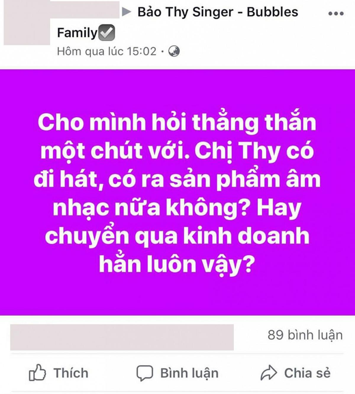 Bị fan 'triệu hồi' vì chậm ra sản phẩm mới, Bảo Thy 'đáp trả' bình luận cực gắt gao Ảnh 3