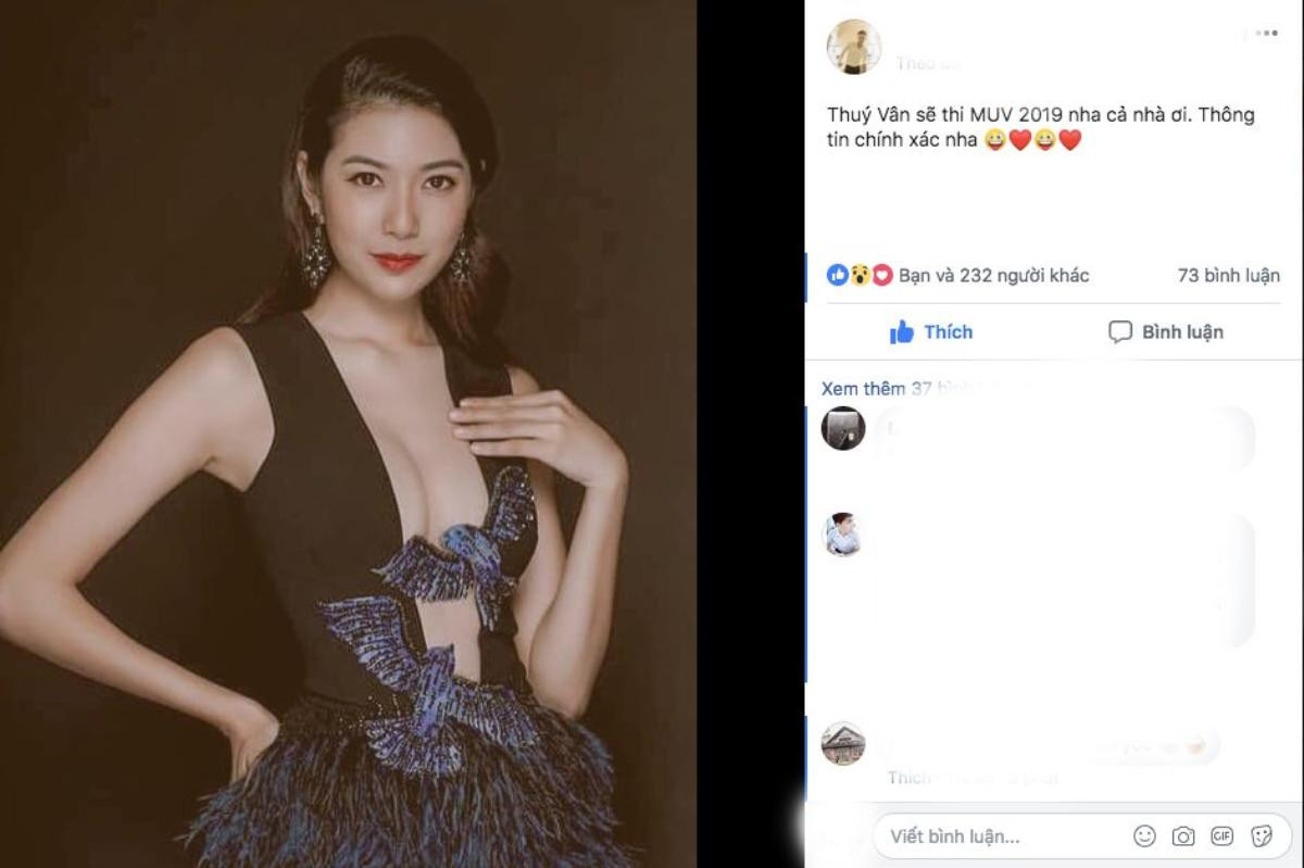 HOT: Thuý Vân quyết định ‘ghi danh’ tại Miss Universe Vietnam 2019? Ảnh 1