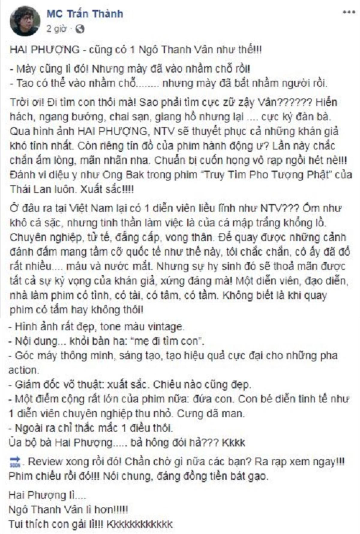 Trấn Thành - Hari Won lần lượt trở thành 'trợ thủ đắc lực' cho đàn chị Ngô Thanh Vân và cái kết? Ảnh 2