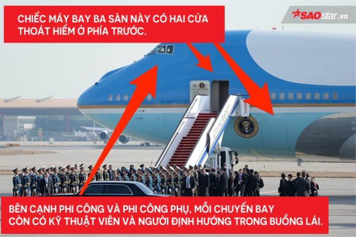 Tổng thống Mỹ Donald Trump vừa tới Hà Nội bằng Air Force One, đây là những điểm đặc biệt nhất về chiếc máy bay này Ảnh 5