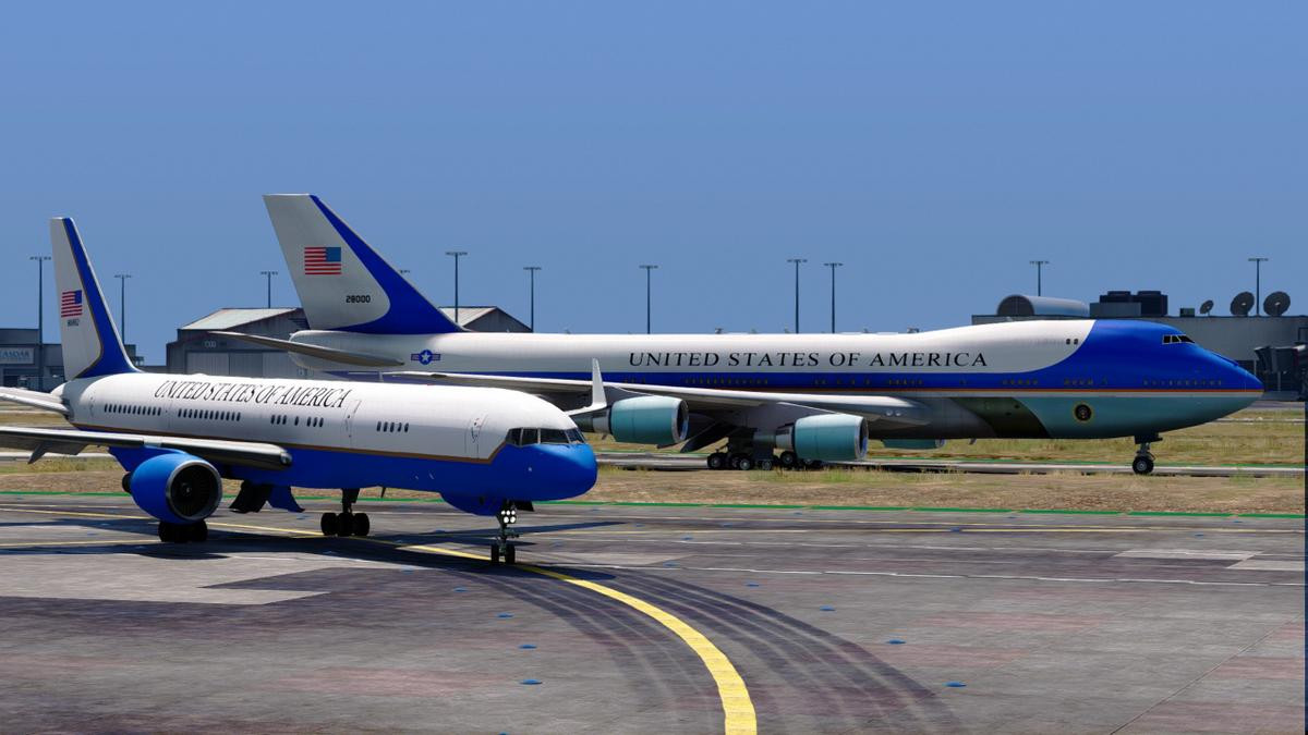 Ngoài Air Force One, Tổng thống Mỹ còn mang theo chuyên cơ dự phòng khủng không kém tại Hội Nghị Thượng đỉnh Mỹ - Triều Ảnh 2