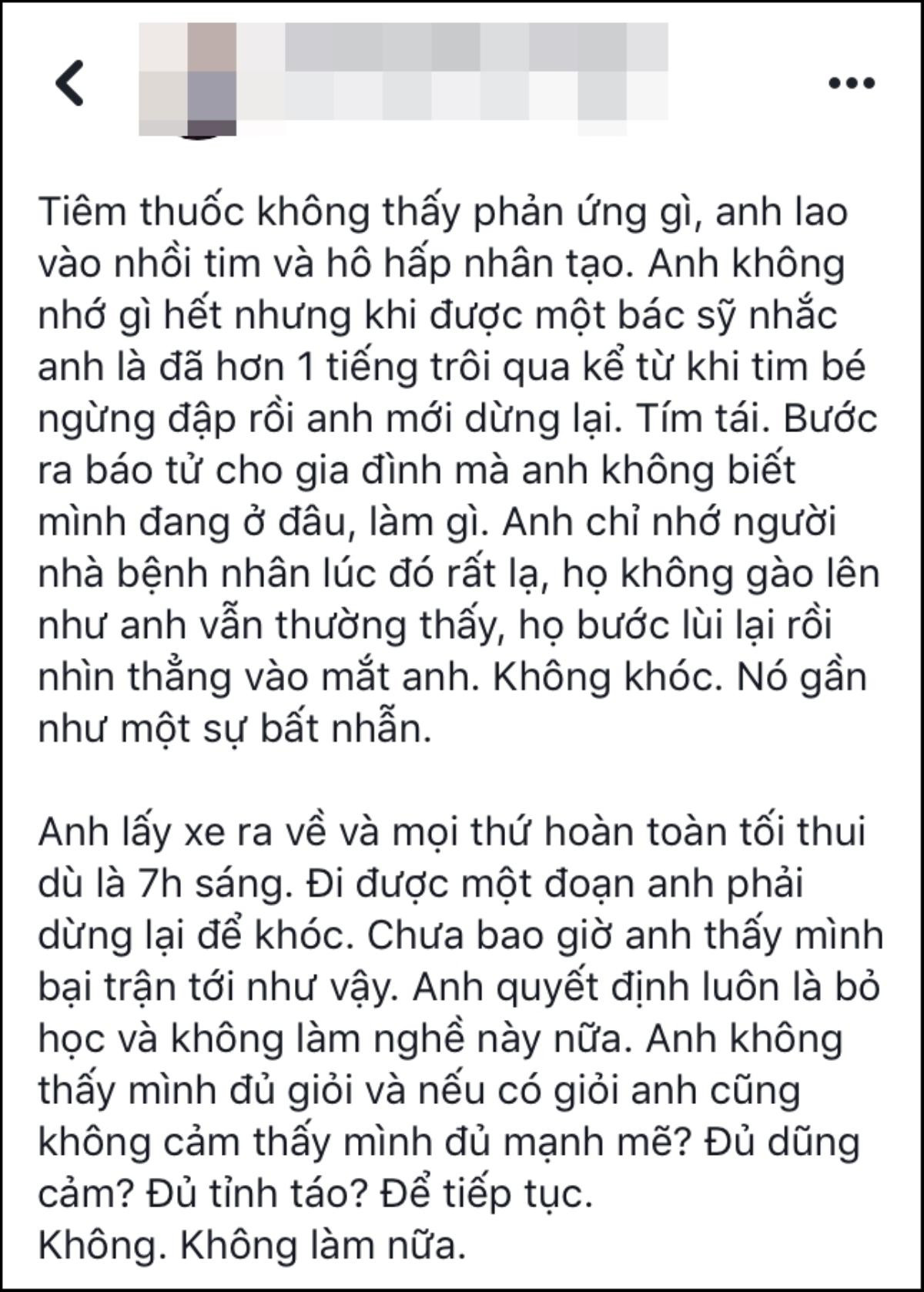 Chẩn đoán sai dẫn đến cái chết của em bé 1 tuổi - câu chuyện về ký ức đau thương suốt 10 năm của một bác sĩ gây sốt mạng xã hội Ảnh 1