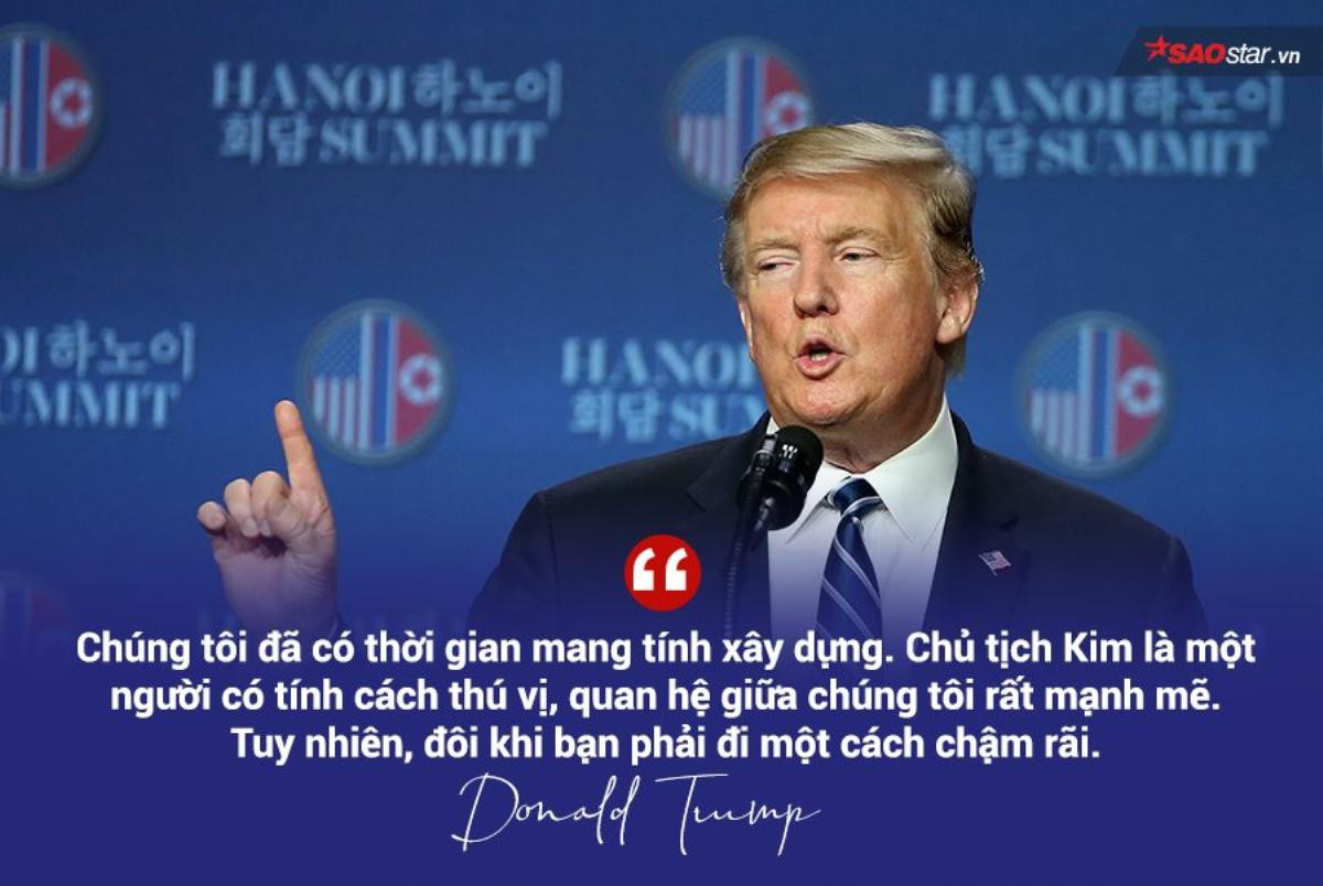 Những phát ngôn ấn tượng của Tổng thống Trump tại thượng đỉnh Mỹ-Triều Ảnh 5