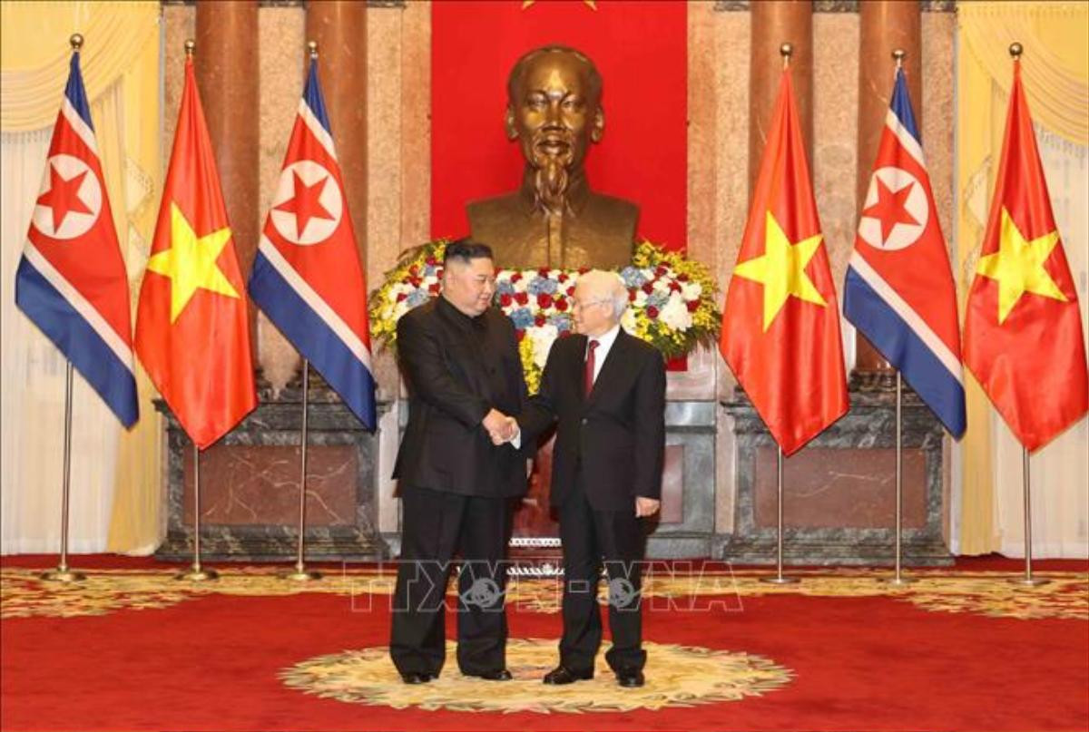 Lễ đón Chủ tịch Triều Tiên Kim Jong-un thăm hữu nghị chính thức Việt Nam Ảnh 8