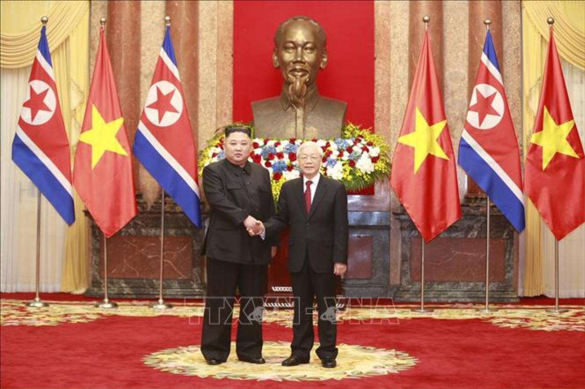 Lễ đón Chủ tịch Triều Tiên Kim Jong-un thăm hữu nghị chính thức Việt Nam Ảnh 7