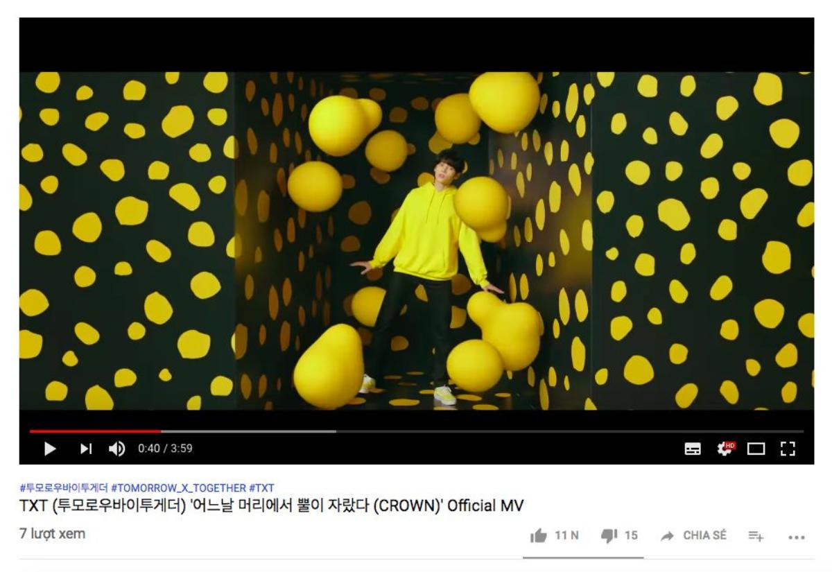 TXT debut và sự cố đầu tiên trong sự nghiệp: MV CROWN cứ mãi… 7 lượt xem Ảnh 7