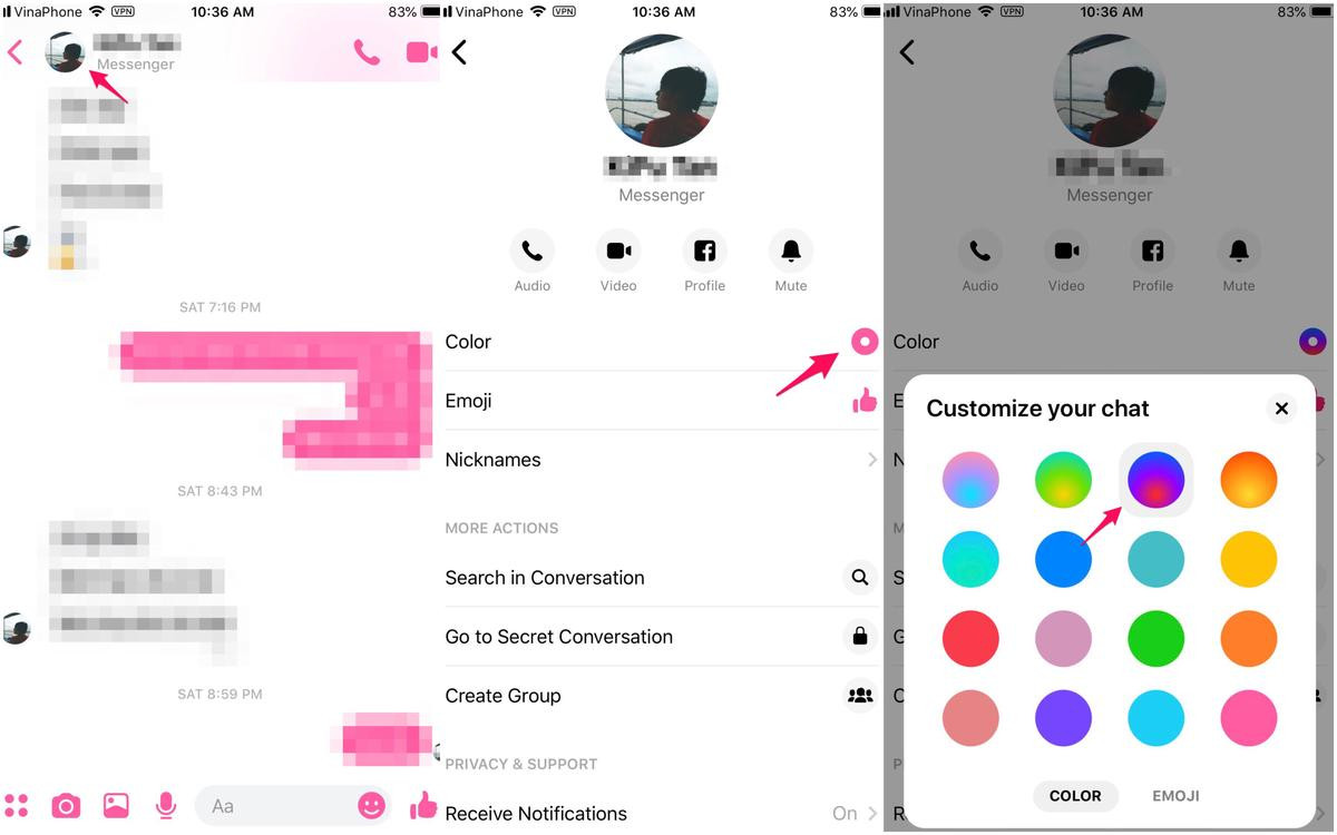 Facebook Messenger vừa cập nhật hiệu ứng đổi màu gradient cực đẹp, đây là cách để bạn kích hoạt nó Ảnh 1