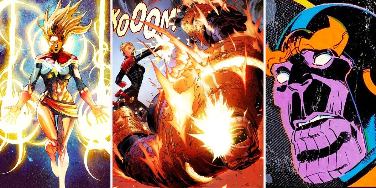 Trong comics, liệu Captain Marvel có đủ khả năng hạ gục được Thanos không? Ảnh 1