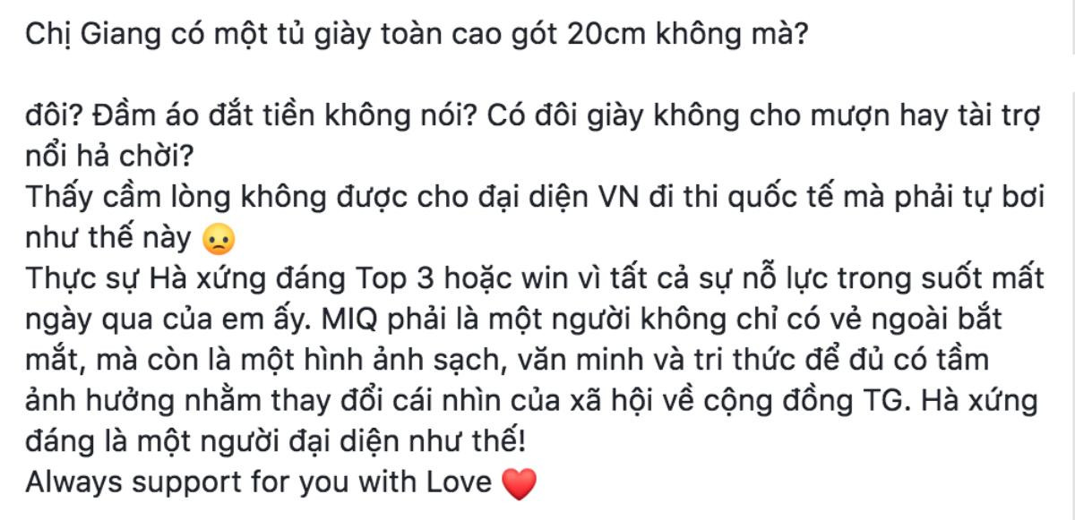 Hậu chuyện 'váy dạ hội gây tranh cãi' người hâm mộ xót thương cho Nhật Hà và Hương Giang đã nỗ lực hết sức Ảnh 7