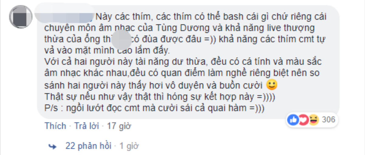 Fan Hà Anh Tuấn đang kịch liệt phản đối màn song ca của thần tượng cùng… Tùng Dương Ảnh 3