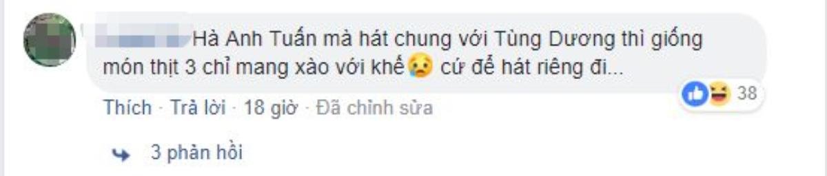 Fan Hà Anh Tuấn đang kịch liệt phản đối màn song ca của thần tượng cùng… Tùng Dương Ảnh 5