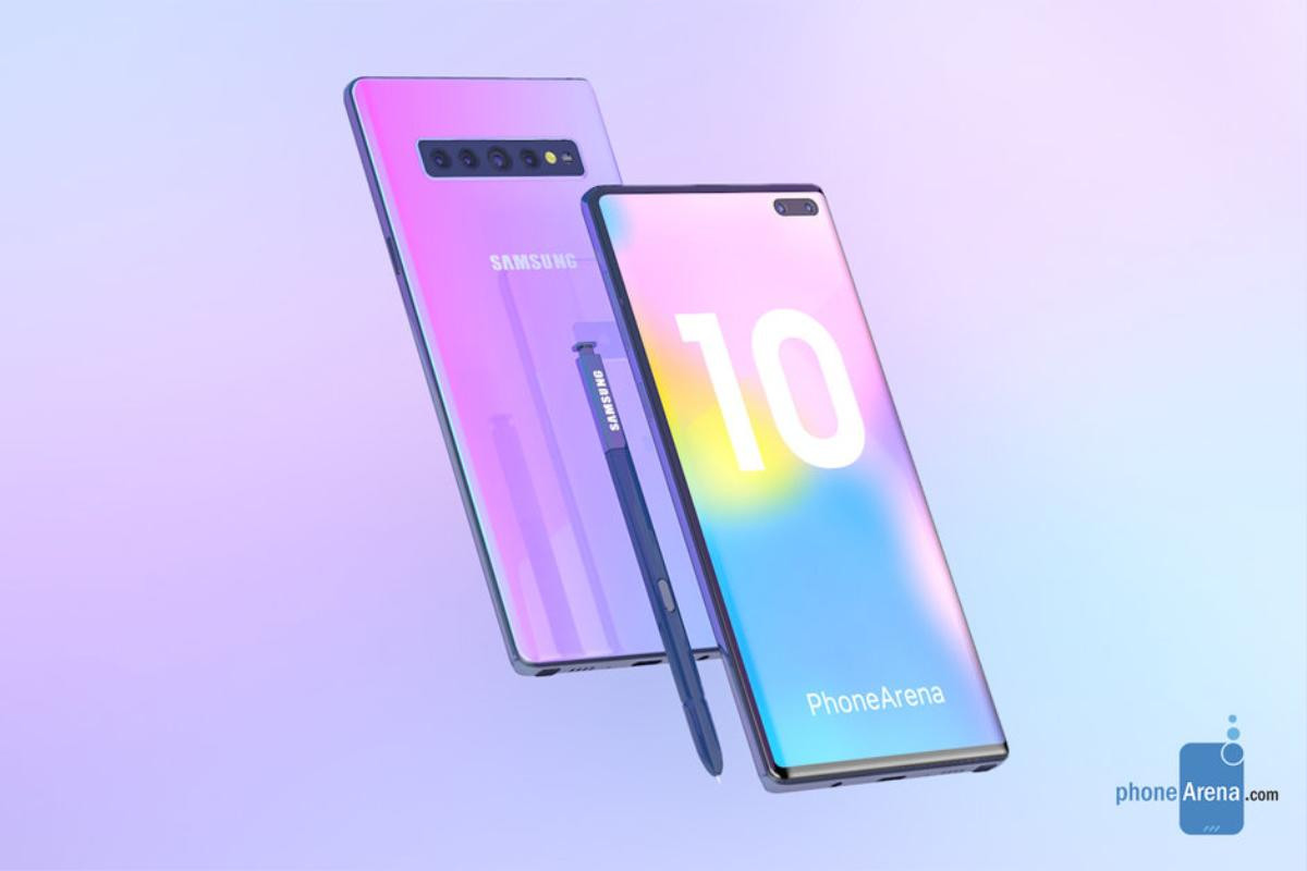 Galaxy S10 còn chưa lên kệ, Galaxy Note 10 đã xuất hiện với thiết kế cực đẹp Ảnh 1