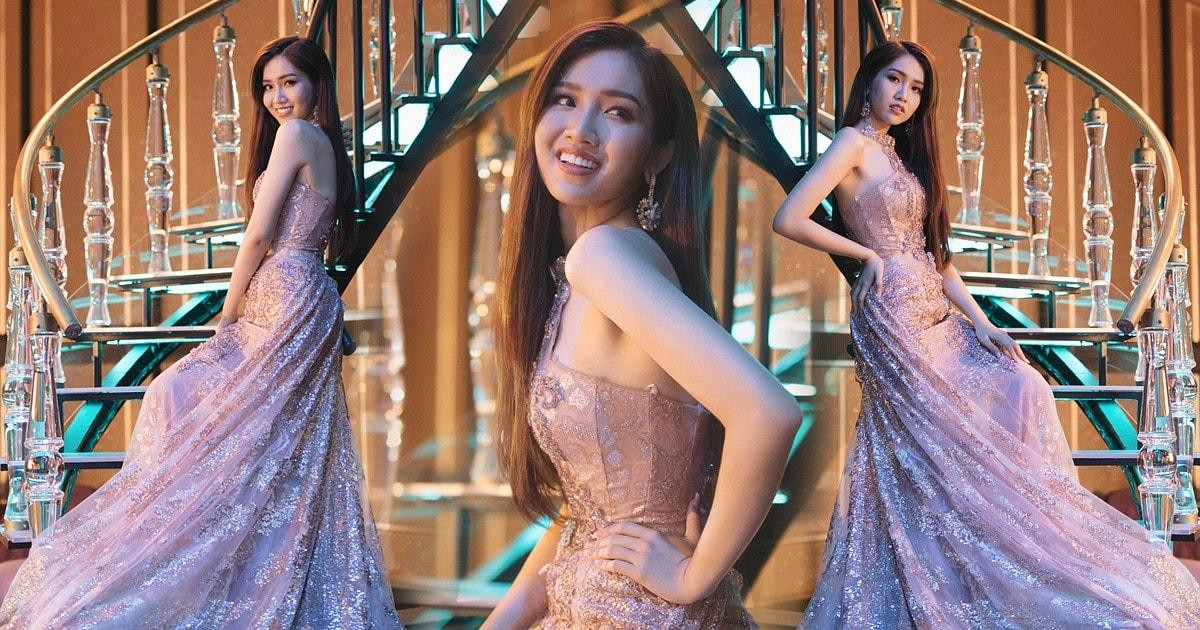 '30 chưa phải là Tết!' - Đây mới là trang phục dạ hội của Nhật Hà tại Chung kết Miss International Queen 2019 Ảnh 1