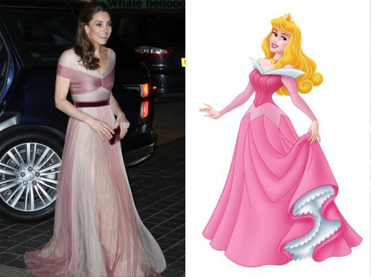 Những chiếc đầm dạ hội lung linh của Công nương Kate Middleton khiến cô như công chúa Disney đời thực Ảnh 10