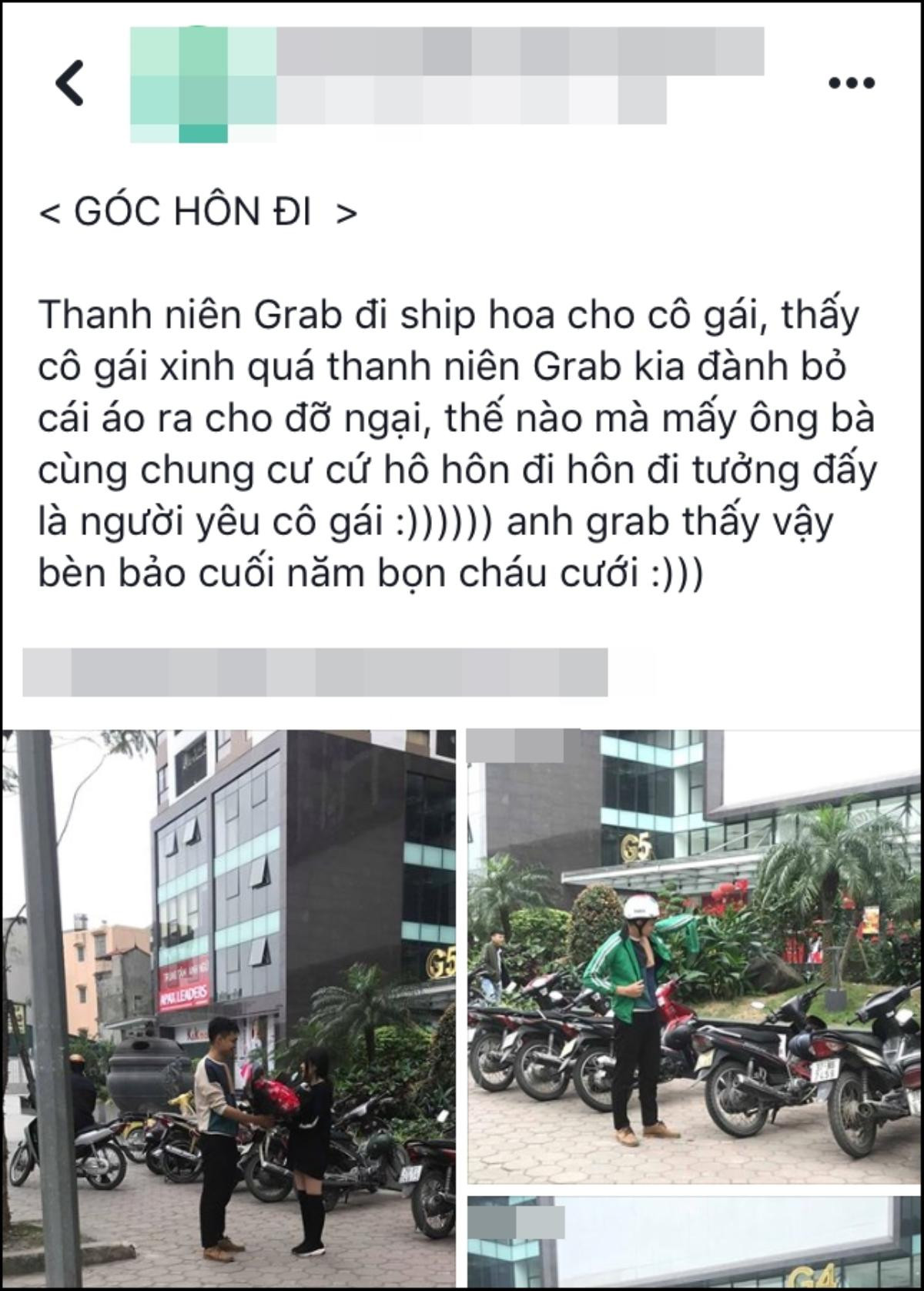 Ngại ngùng như anh chàng chạy grab ship hoa cho cô gái đúng ngày 8/3 mà mọi người nhầm là người yêu nên hô to ‘Hôn đi, hôn đi’ Ảnh 1