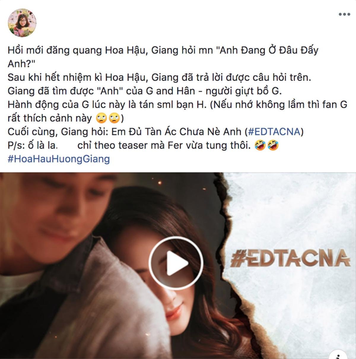 Phản ứng hả hê của netizen về hashtag #EDTACNA, hầu hết còn… sắc xéo hơn 'chính chủ' Hương Giang Ảnh 2