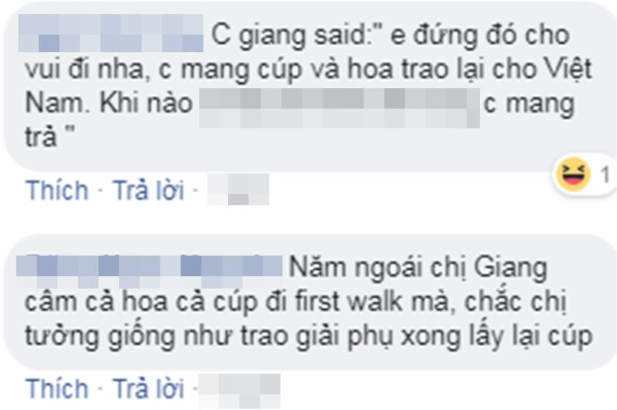 Khoảnh khắc Hương Giang 'cầm luôn' cúp của tân hoa hậu MIQ: Fan đùa 'chị trả cho Nhật Hà' Ảnh 5