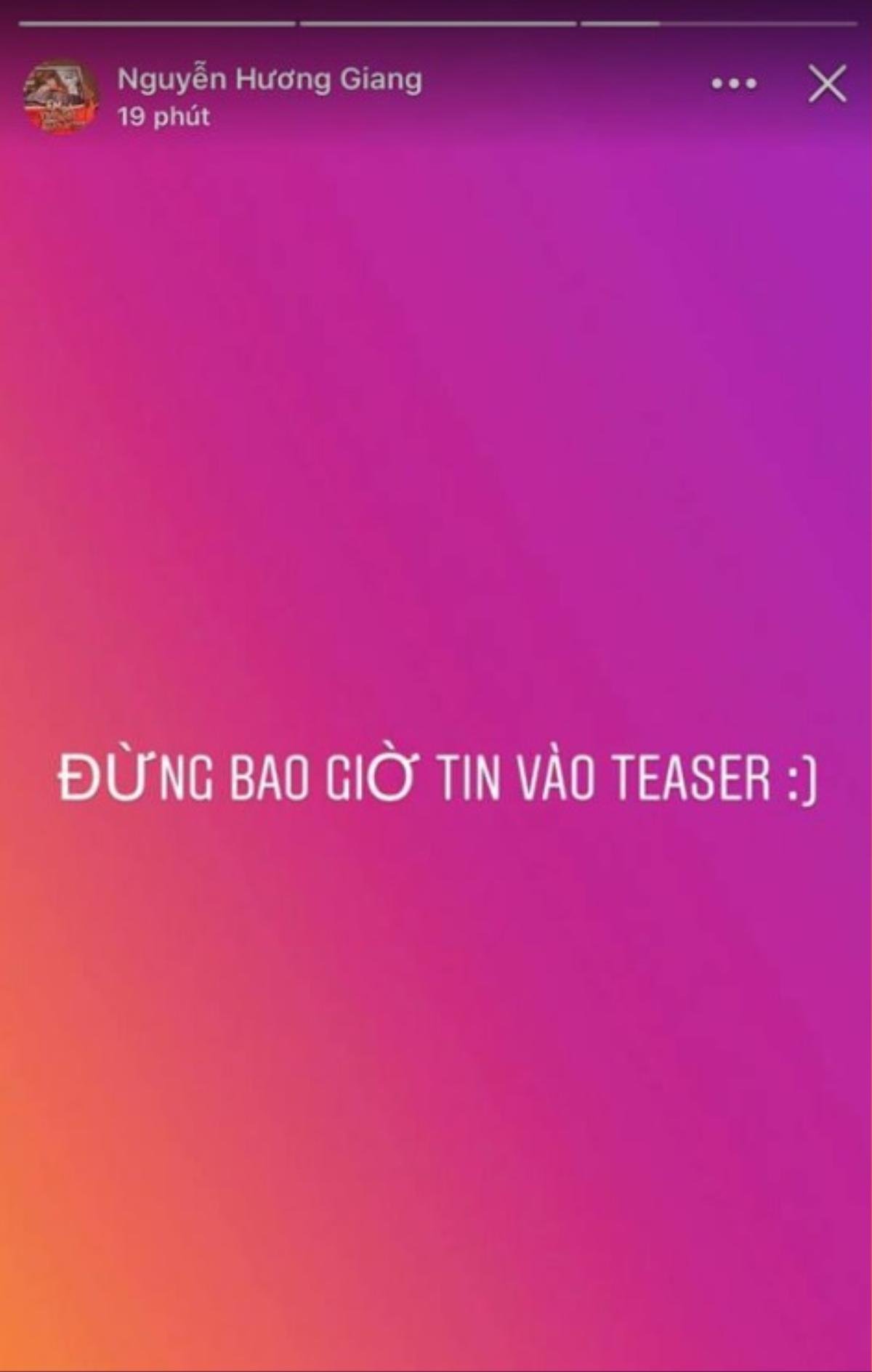 Đừng bao giờ tin vào Teaser MV của Hương Giang! Ảnh 2