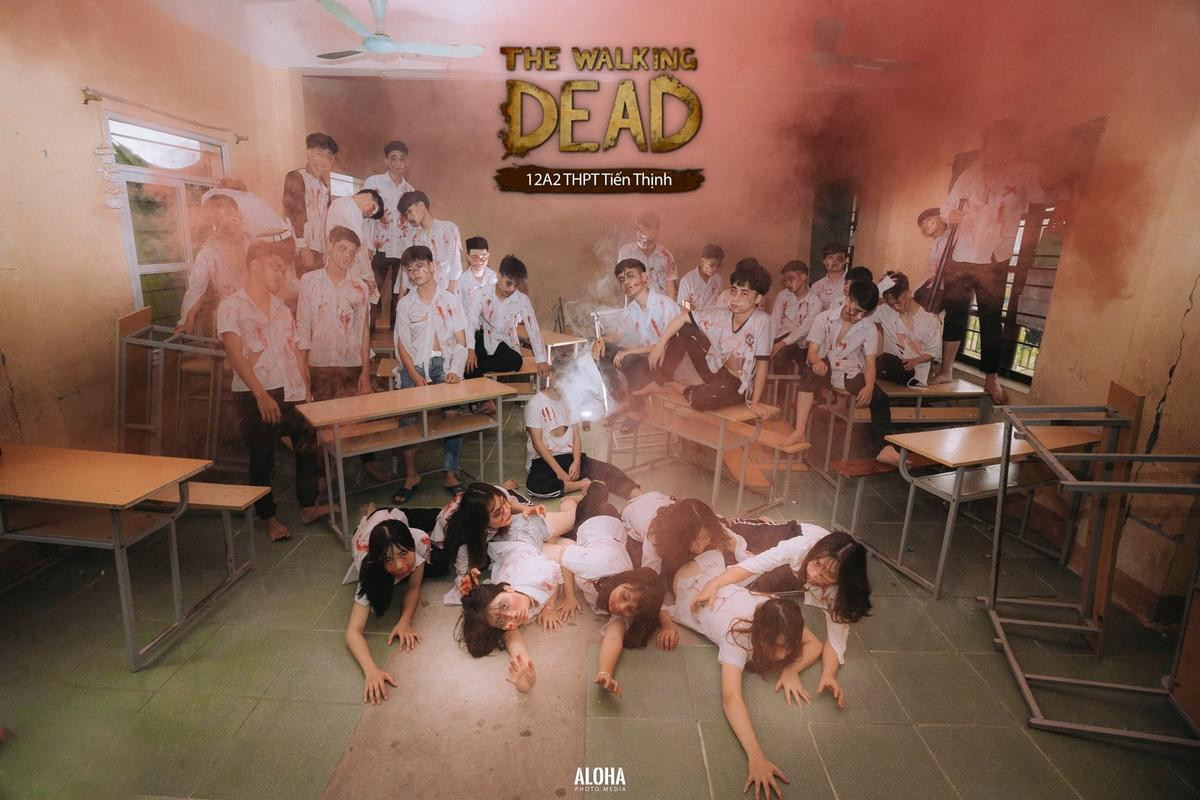 Ảnh kỷ yếu theo concept ‘The Walking Dead’: Người khen độc đáo, người hoảng hồn vì quá đáng sợ Ảnh 1