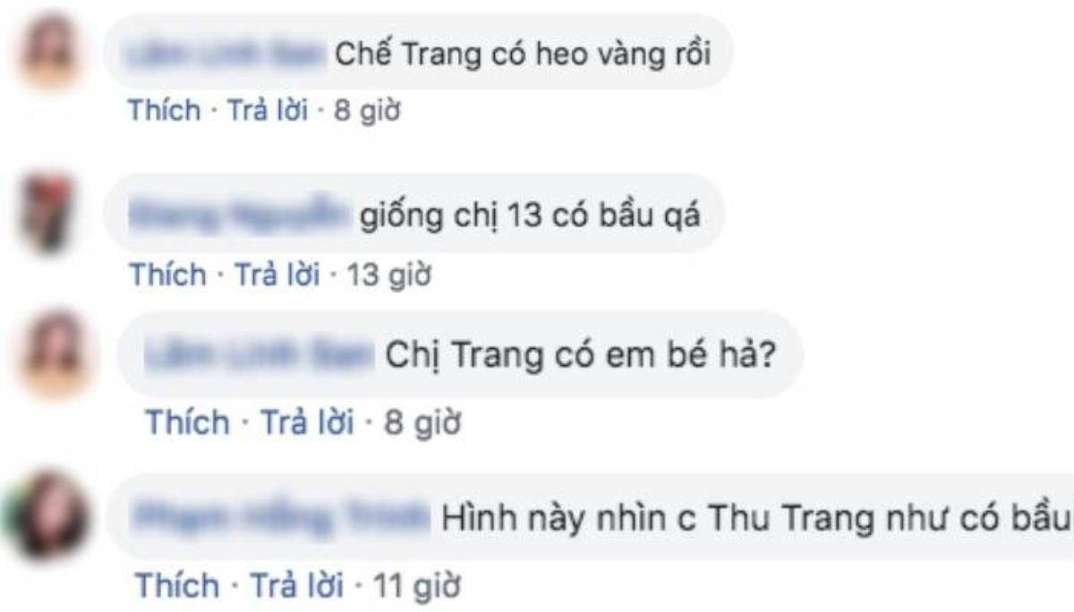 Thu Trang lộ vòng 2 to bất thường, rộ tin đồn năm nay sẽ có 'heo vàng' Ảnh 3