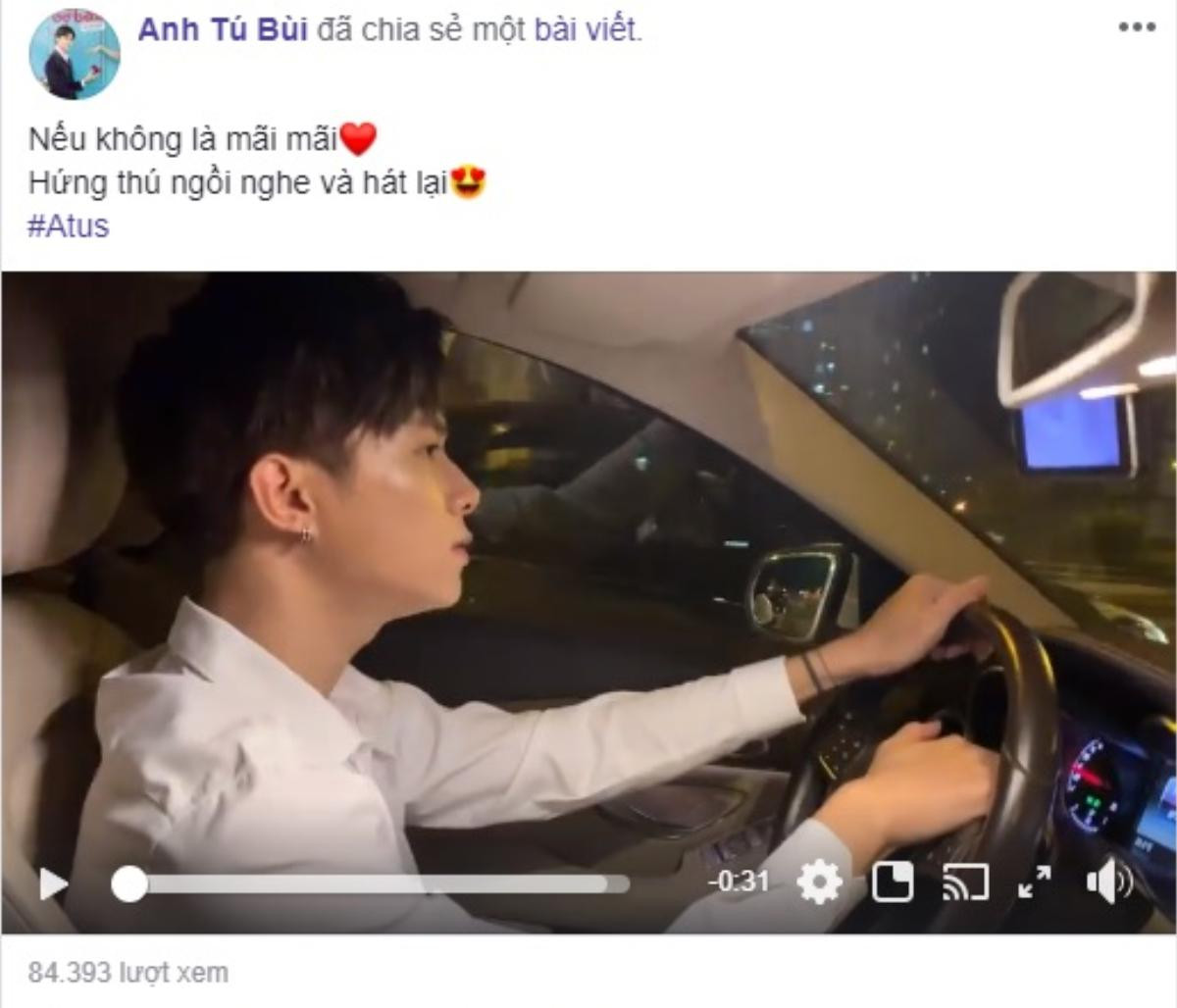 Anh Tú khoe góc nghiêng thần thánh khi cover bài mới, fan 'bắt đền': 'Làm tan nát trái tim em rồi' Ảnh 1