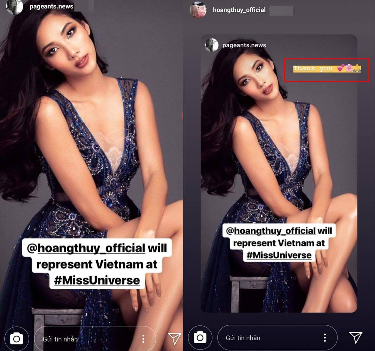 Phản ứng đáng yêu của Hoàng Thùy khi 'lần thứ n' được xem là Miss Universe Vietnam 2019! Ảnh 1