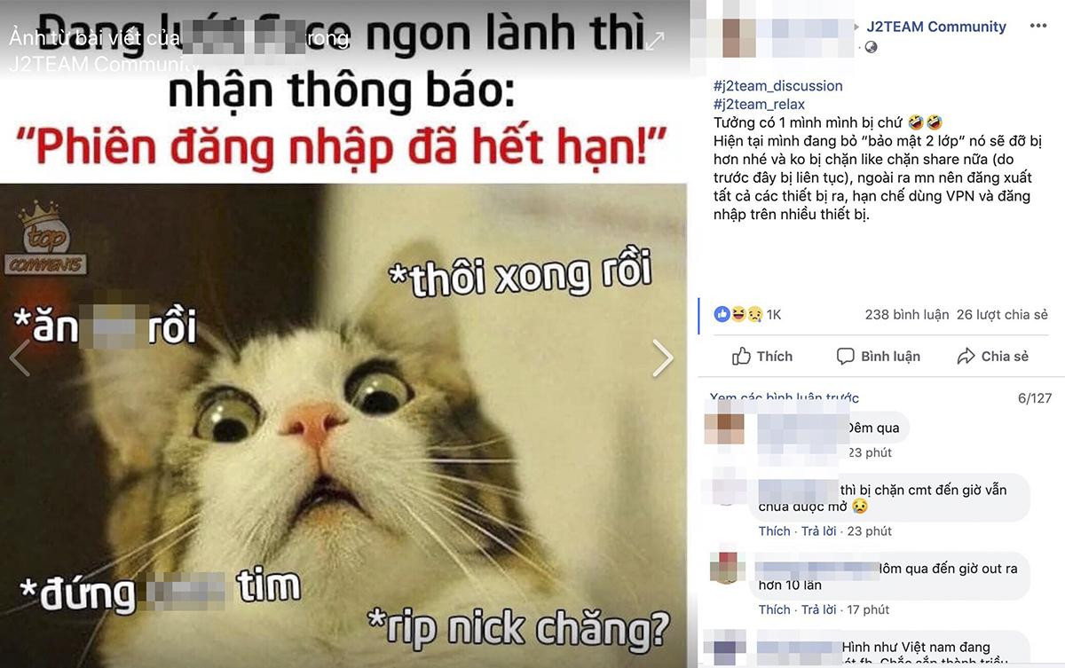 Người dùng Việt Nam phát bực vì tài khoản Facebook và Messenger bị bắt phải đăng nhập lại Ảnh 1