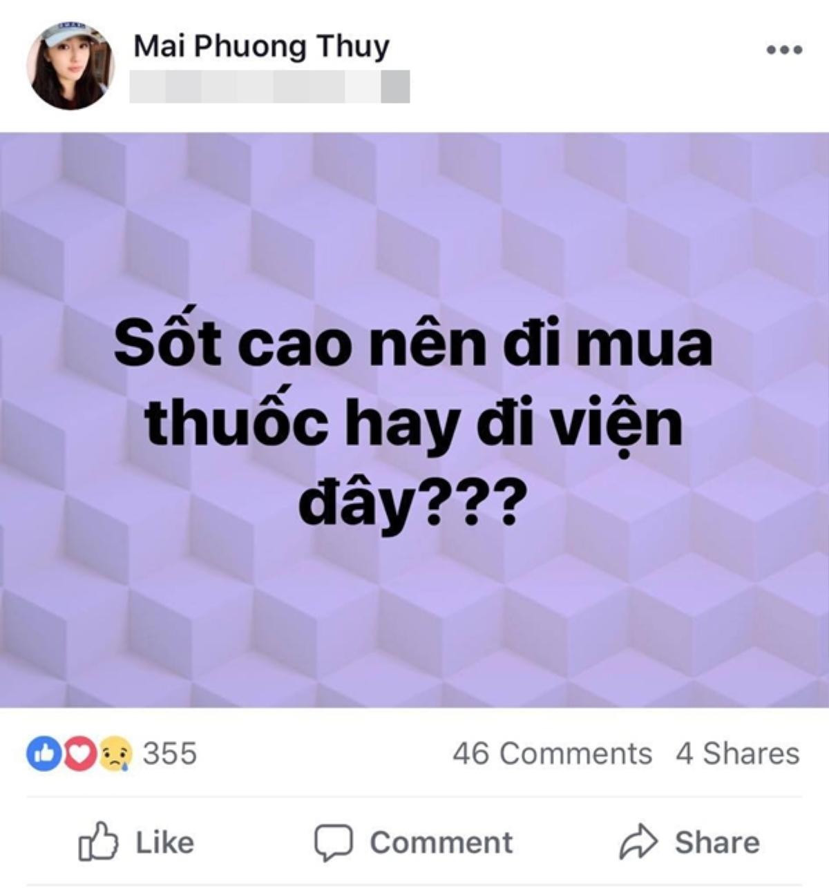 Mai Phương Thúy đổ bệnh, Noo Phước Thịnh lo lắng bằng 'Thương em là điều anh không thể ngờ'? Ảnh 2