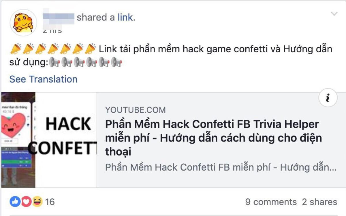 Người chơi Confetti Việt Nam truyền tay nhau ứng dụng hack câu trả lời: Khi trò chơi biến tướng sang gian lận! Ảnh 2