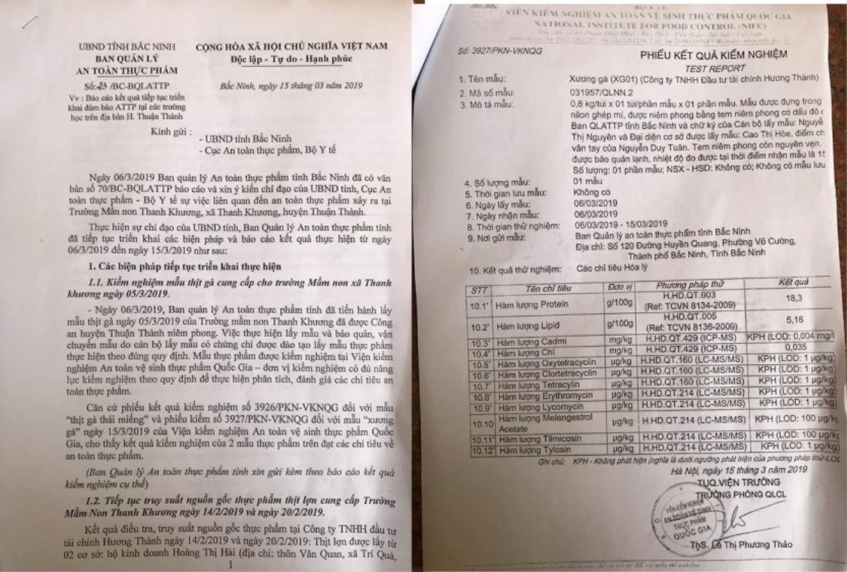 Vụ hàng trăm học sinh mầm non nhiễm sán lợn ở Bắc Ninh: Ban Quản lý An toàn thực phẩm báo cáo gì? Ảnh 2
