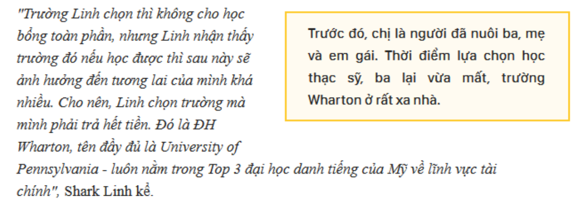 Shark Linh từ chối học bổng toàn phần, chỉ nhận một phần để có động lực kiếm tiền, đi làm bao nhiêu năm vẫn chưa trả hết nợ Ảnh 4