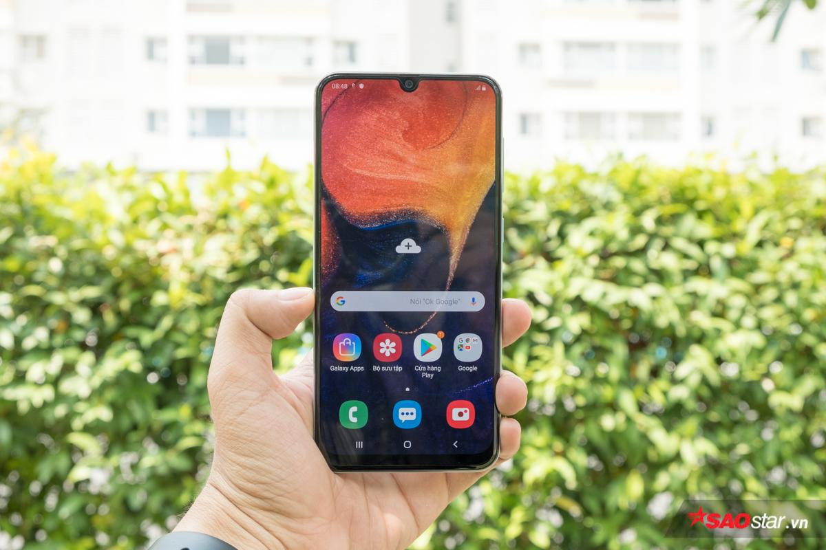 Mở hộp Samsung Galaxy A50: Smartphone tầm trung nhưng trang bị nhiều tính năng cao cấp! Ảnh 2