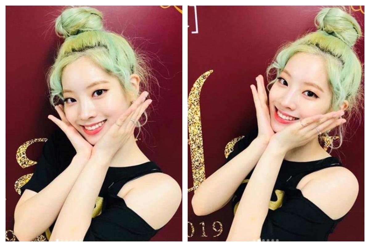 Nhuộm tóc xanh lè như củ hành, DaHyun (Twice) vẫn được cư dân mạng khen không ngớt lời vì quá xinh đẹp Ảnh 5