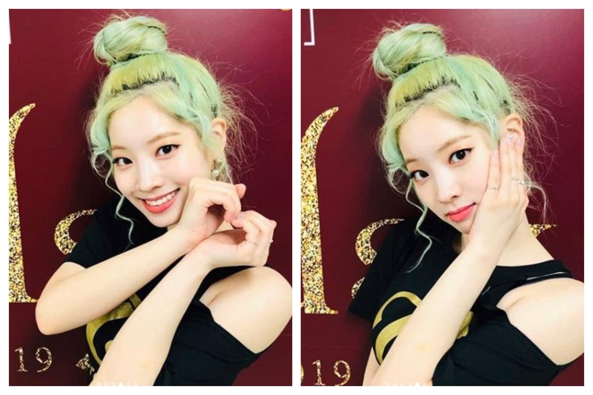 Nhuộm tóc xanh lè như củ hành, DaHyun (Twice) vẫn được cư dân mạng khen không ngớt lời vì quá xinh đẹp Ảnh 6