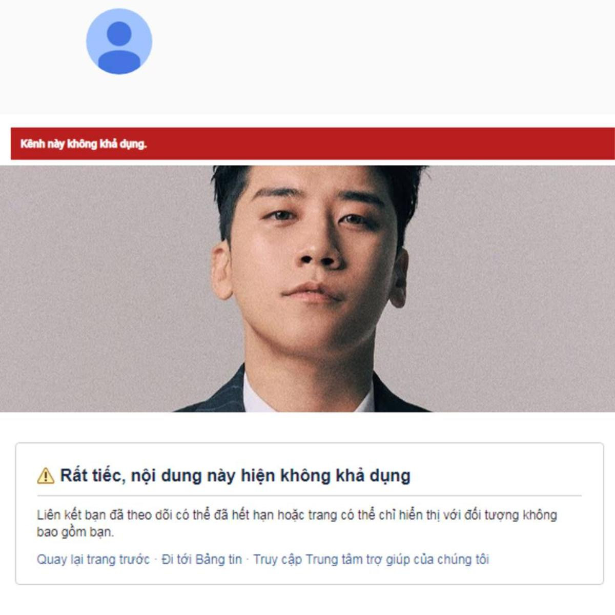 Kênh Youtube và Fanpage 'triệu like' của Seungri đã 'biến mất', fan tranh cãi có đáng tiếc hay không? Ảnh 1