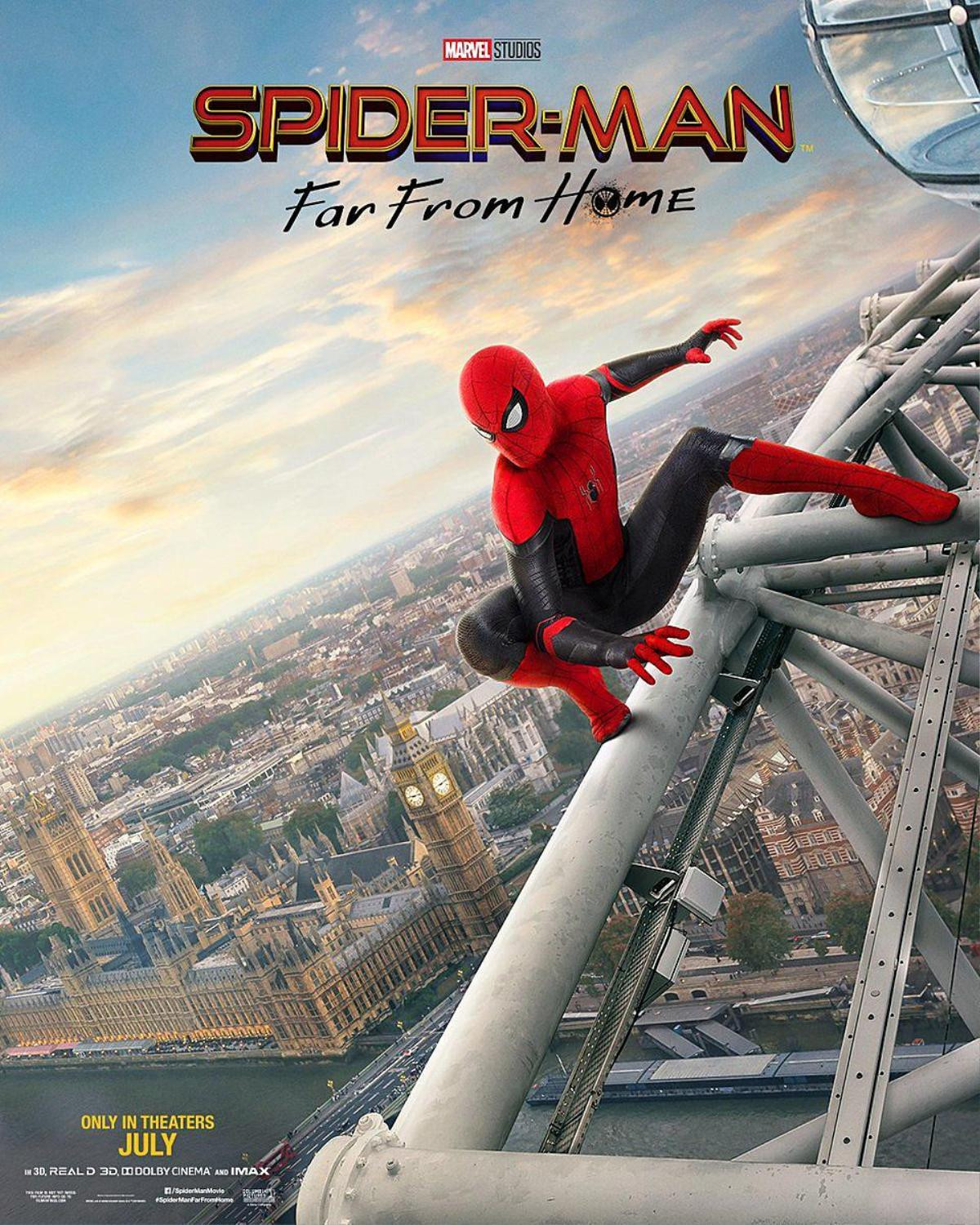 'Spider-Man: Far From Home' tung 3 poster mới: Người Nhện đang ở xa nhà thật sự! Ảnh 1