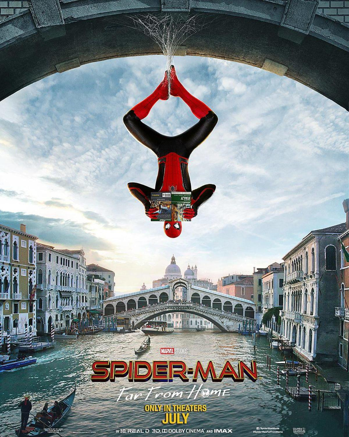 'Spider-Man: Far From Home' tung 3 poster mới: Người Nhện đang ở xa nhà thật sự! Ảnh 3