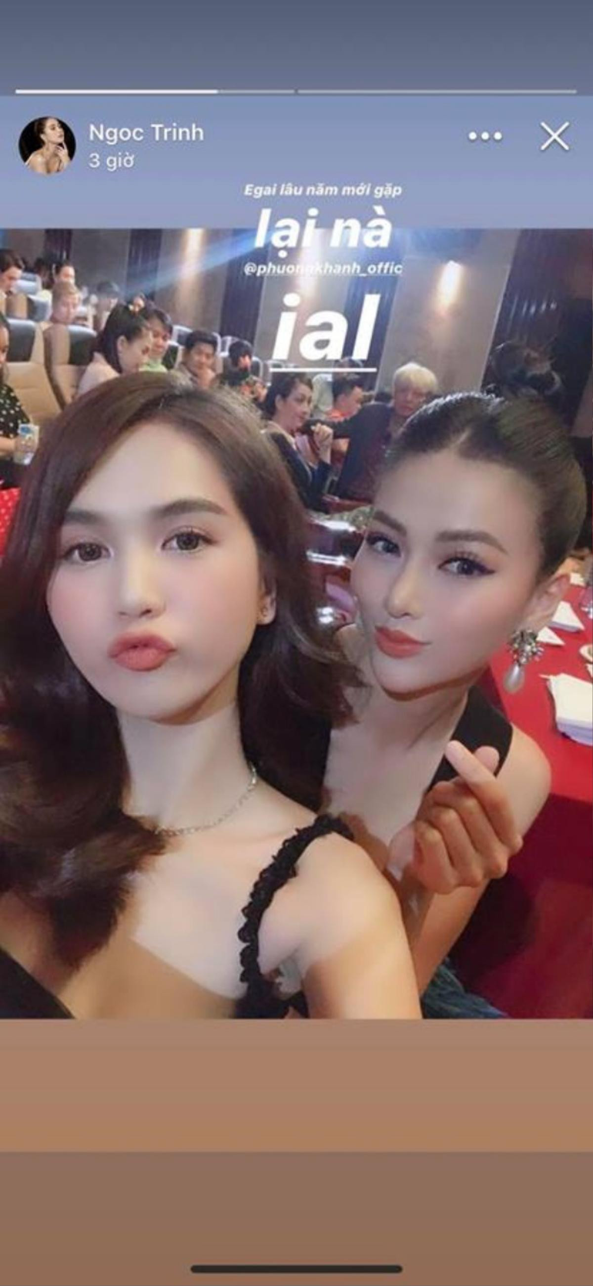 Miss Earth Phương Khánh bất ngờ đọ sắc với 'chị gái nuôi' Ngọc Trinh sau 5 năm xa cách, fan được phen nhốn nháo Ảnh 2