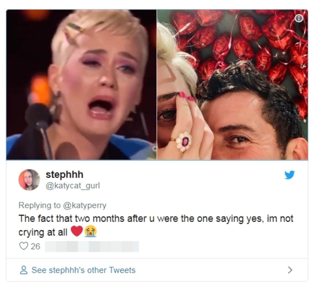 Katy Perry bị fan 'dìm hàng' vì gào khóc 'trôi trường quay' American Idol: 'Chị cũng được cầu hôn mà?' Ảnh 7