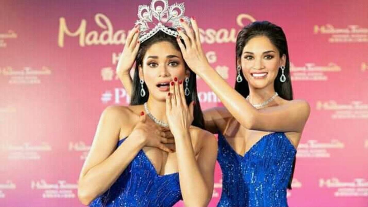 Tượng sáp Hoa hậu Hoàn vũ 2015 - Pia Wurtzbach: Hoàn hảo không tưởng, cứ ngỡ chị em song sinh Ảnh 5