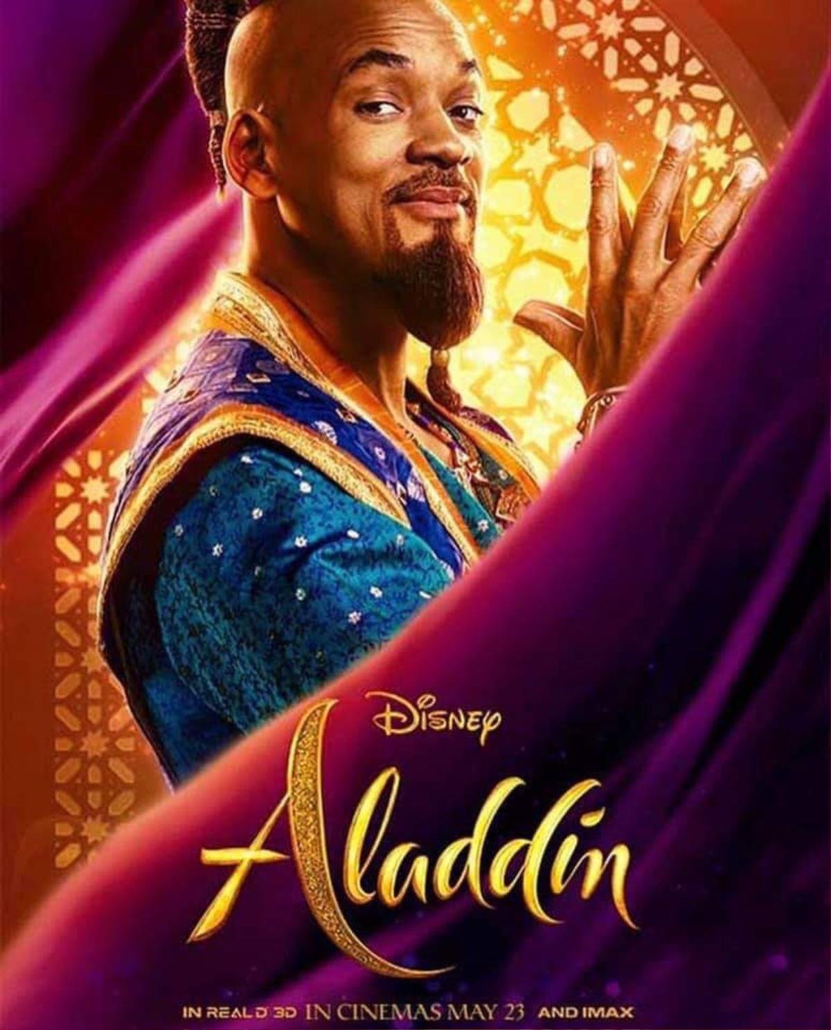 Disney tung poster mới 'xinh lung linh' từ dàn nhân vật chính 'Aladdin' Ảnh 3