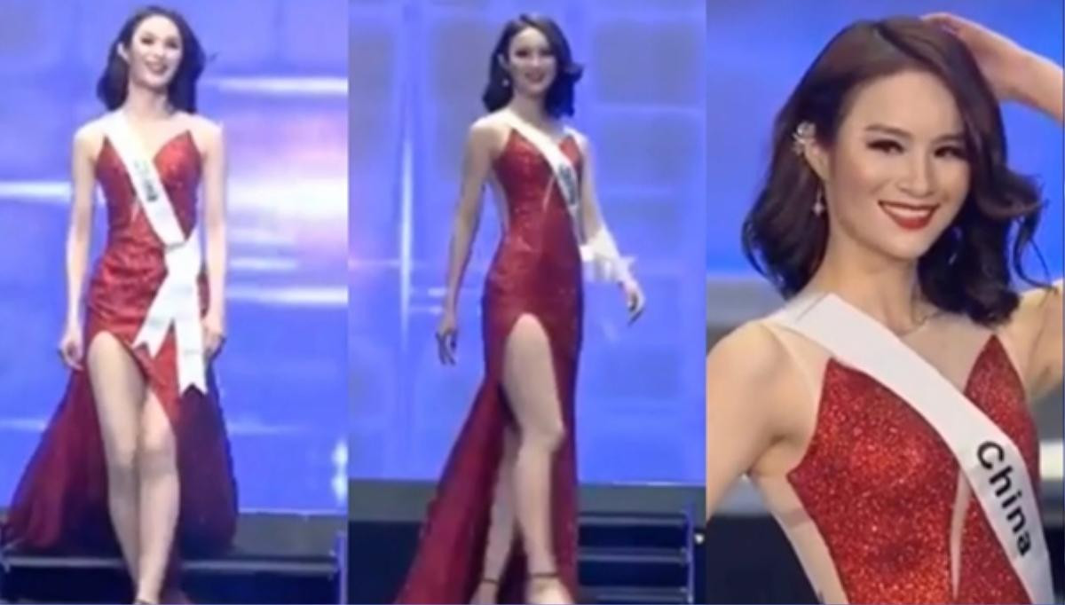 Sau Ngân Anh, Hoa hậu Sinh thái Trung Quốc cosplay giống hệt hình ảnh Miss Universe 2018? Ảnh 2