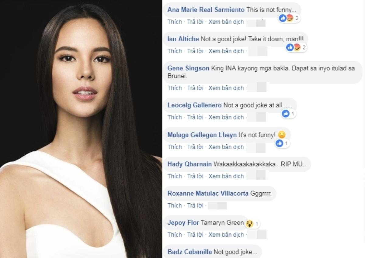 Missosology tước vương miện Miss Universe Catriona Gray: Trò Cá tháng 4 kém duyên nhất! Ảnh 6