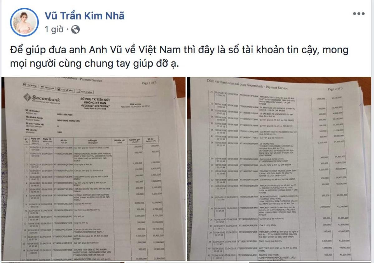 Ấm lòng với số tiền ủng hộ diễn viên Anh Vũ chỉ sau 5 giờ đồng loạt kêu gọi Ảnh 5