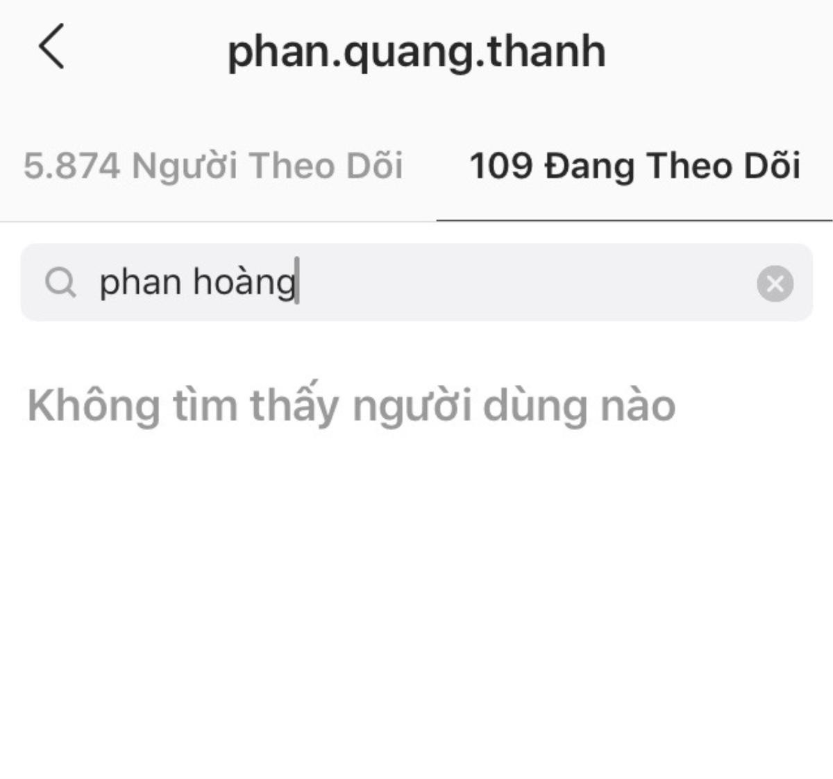 ‘Nối gót’ anh trai, Phan Hoàng xoá tài khoản Facebook, cả Instagram cũng ‘biến mất’ luôn Ảnh 1